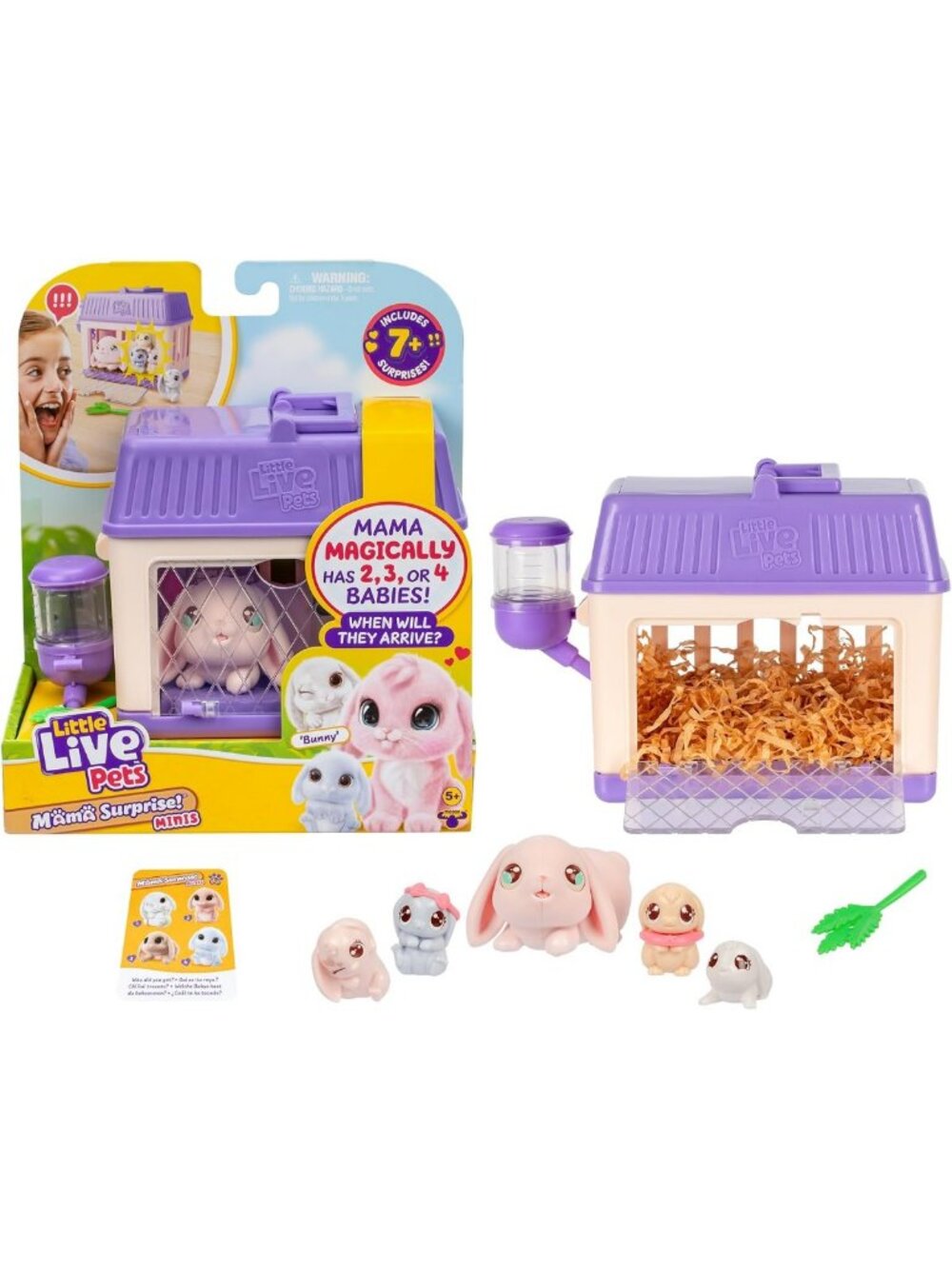 Interactive Plush Bunny with Surprise Babies - Fun Pet Toy for Kids 5